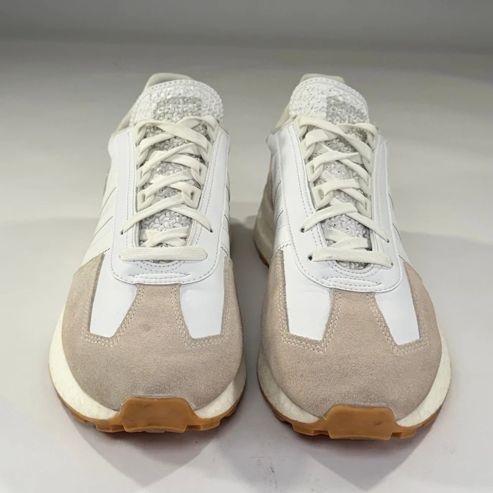 Adidas Retropy E5 Sneakers Mens 10 White Beige Retro Streetwear Athleisure Shoes